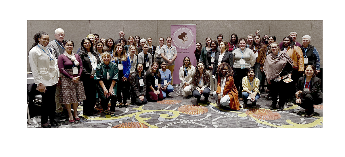 Members of the Women in Science Committee and workshop attendees at the 2025 CANVAS meeting in Salt Lake City, UT.