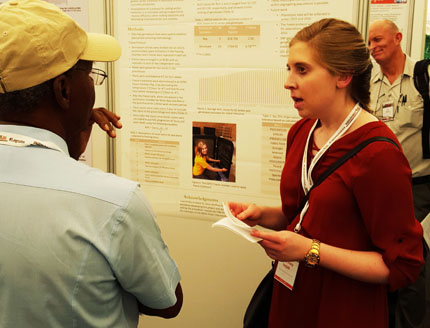 Courtney Holdt presents poster