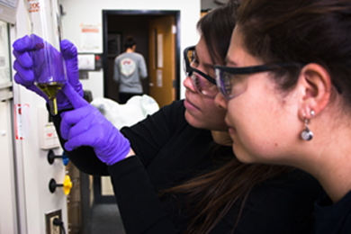 Filtering triclosan extracts from plant tissues.