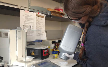 Lab testing of soil from urban lot