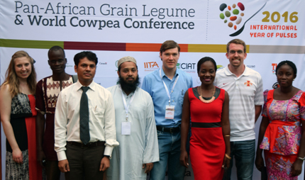 Students at PanAfrican Grain Legume and World Cowpea Conference, Zambia