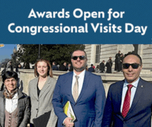 Awards Open for Congressional Visits Day