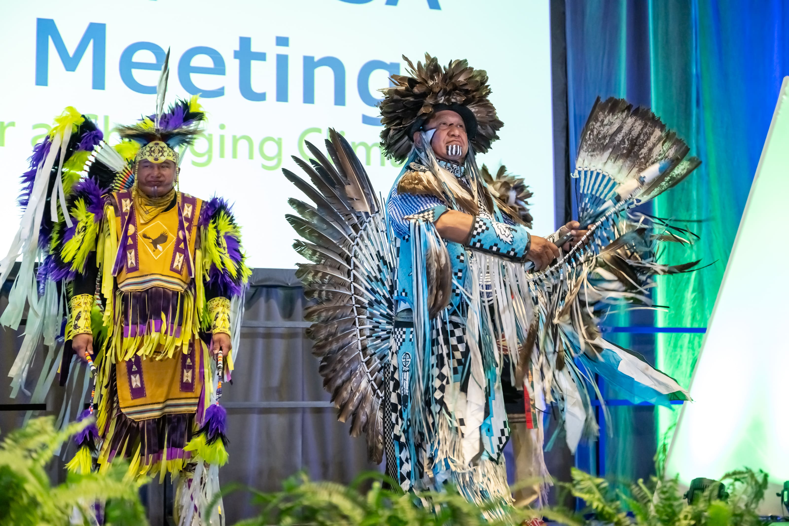 At the opening ceremony of the CANVAS 2024 meeting in San Antonio in November, the American Indians in Texas at the Spanish Colonial Missions delivered a powerful land acknowledgment statement and cultural performance that highlighted the beauty and resilience of local Indigenous arts and the importance of preserving these traditions for future generations.