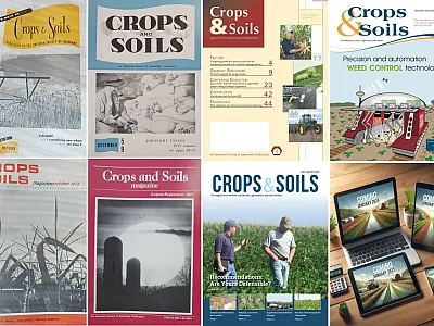 Crops & Soils covers collage