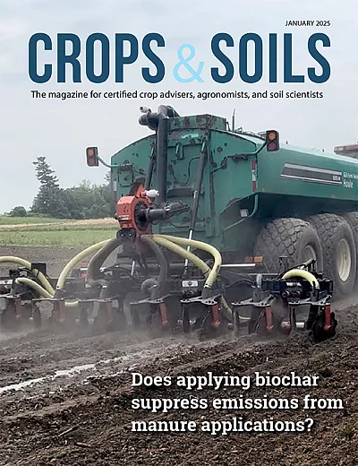 January 2025 Crops & Soils cover